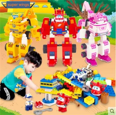 Новый 269 шт. Super Wings ABS самолеты деформации пожарный робот Джетт Фигурки игрушки