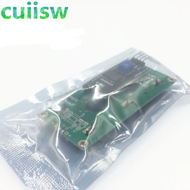 Модуль ЖК дисплея 1602 + I2C LCD синий экран PCF8574 IIC/I2C для платы адаптера arduino