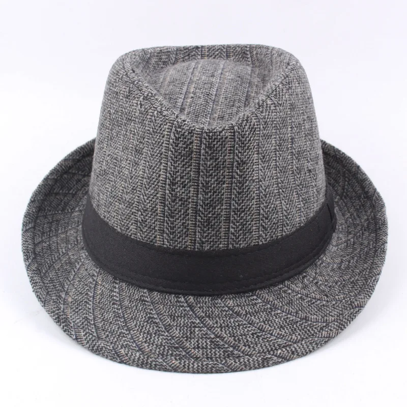 Зимняя Осенняя мужская шляпа Fedoras Женская модная джазовая шляпа черная Шерстяная кепка Уличная Повседневная Кепка винтажная круглая Кепка s котелок