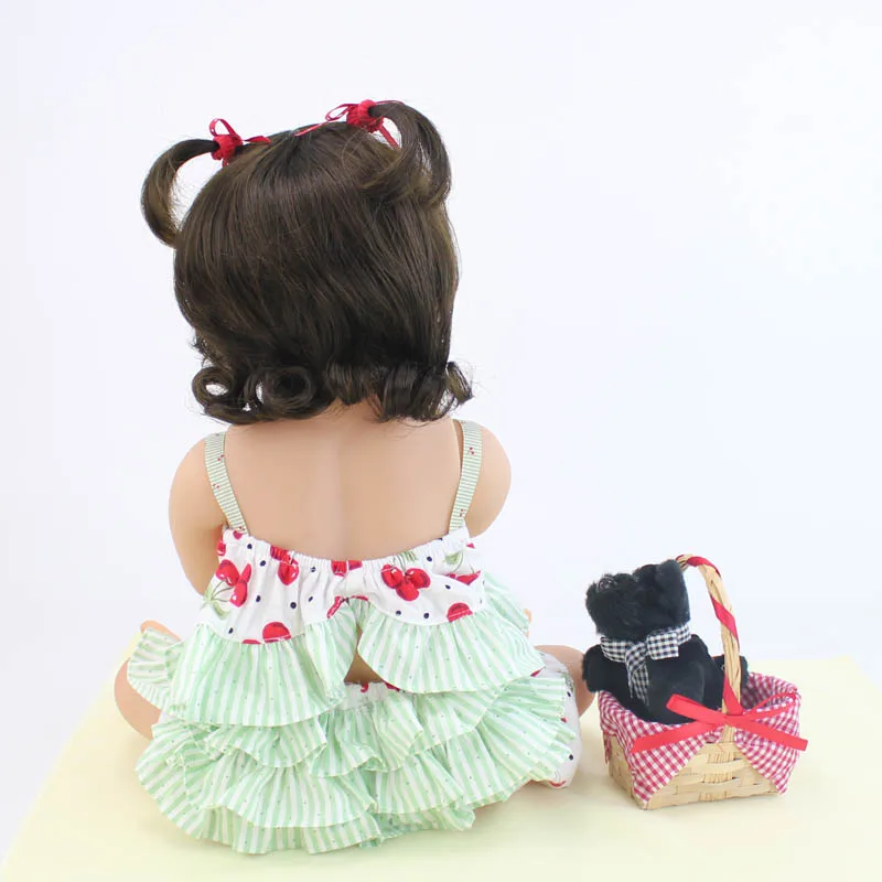 Эксклюзивная силиконовая виниловая Кукла младенец BZDOLL 55 см на весь рост игрушки