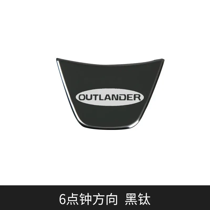 Нержавеющая сталь Руль Блестки Декоративная рамка патч для Mitsubishi Outlander автостайлинг - Цвет: Слоновая кость
