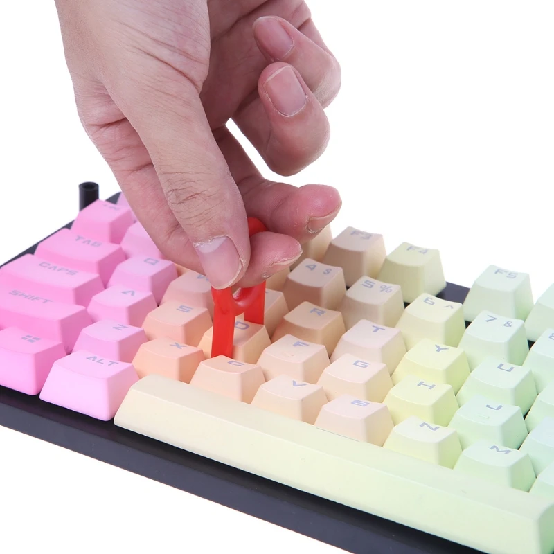 Радуга Keycap Просвечивающая подсветка Keycap ANSI раскладка клавиатуры ключ OEM Caps