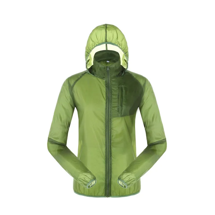 army green Быстросохнущая Велоспорт Ветровка Для мужчин Для женщин ветрозащитный солнцезащитные, для езды куртка Костюмы Сверхлегкий Спорт на открытом воздухе велосипед куртка-ветровка, куртка - Цвет: army green