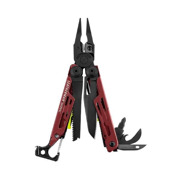 Мультитул LEATHERMAN-SIGNAL Camping с пожарным стартером, молотком и аварийным свистком-8 цветов