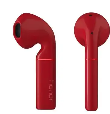 red Huawei Honor Flypods pro Беспроводные водонепроницаемые динамические наушники Беспроводная зарядка с микрофоном Музыка сенсорный двойной кран управление - Цвет: red
