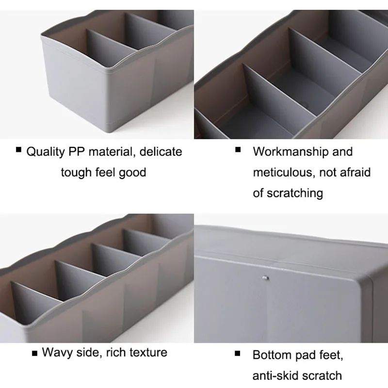 5 ячеек коробка для хранения шкафа корзина органайзер женщин и мужчин носков
