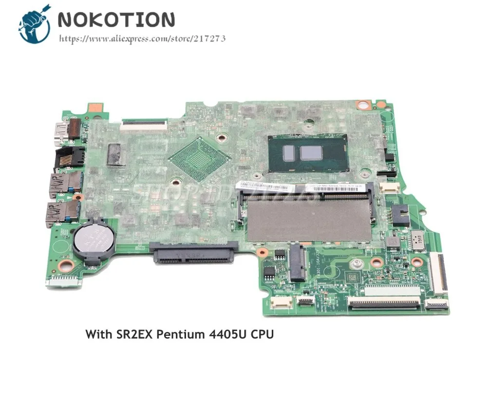 

NOKOTION For Lenovo FLEX 3-1580 500-15ISK Laptop Motherboard 15.6 inch 4405U CPU 5B20K36403 LT41 SKL MB 14292-1 448.06701.0011