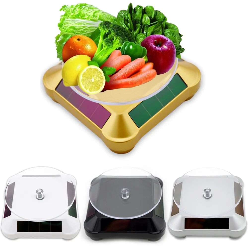 Модный дисплей с солнечной батареей вращающийся на 360 градусов поворотный