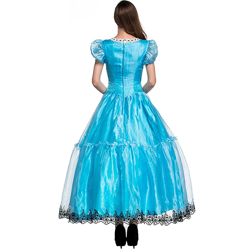 

Alice in Wonderland Costume Fancy Dress Suit Adult Women Halloween Fantasia Alice Princess Cosplay Outfit