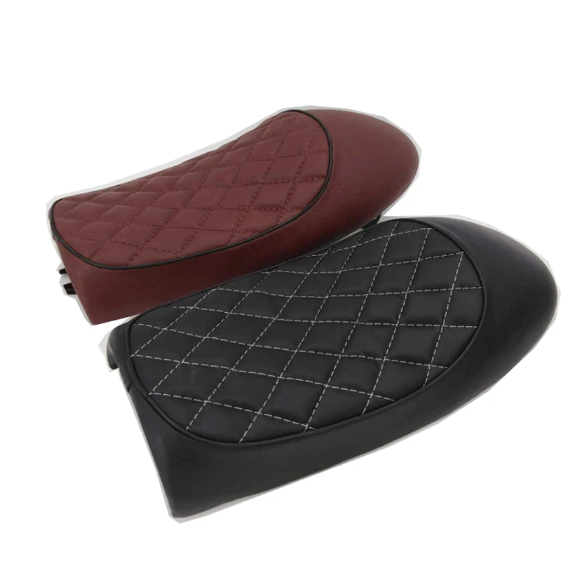 

For Honda CG125 GN CG Motorcycle PU Leather Vintage Cafe Racer Seat Hump Saddle Cushion For Motorcycle Accessories