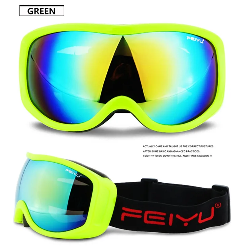 Professional Ski Goggles UV400 Anti-Fog Winter Windproof Snowboard Outdoor Riding Skiing Men Women Snow |