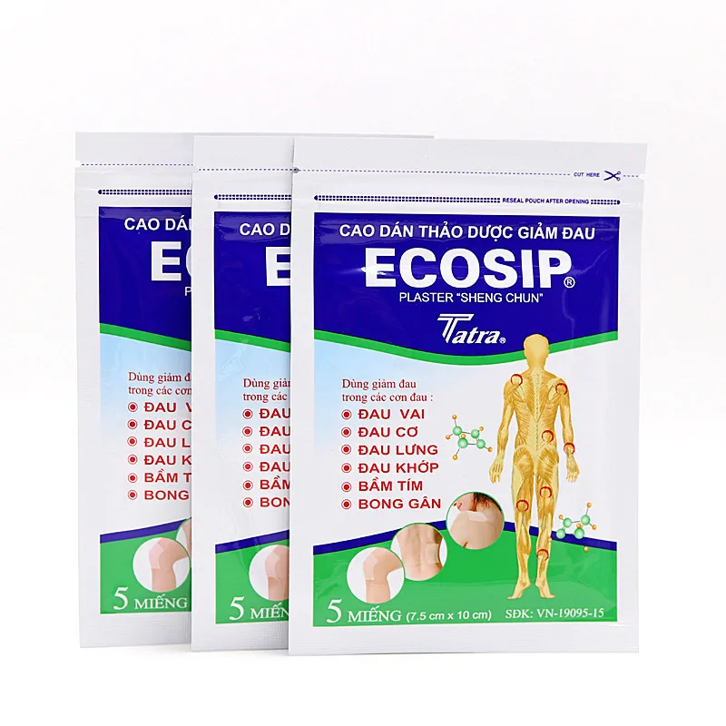 5 шт./пакет Ecosip травяной медицинский пластырь лечение для больных остеоартритом кости Yperplasia для расслабления от ревматизма и боли в суставах заплата сброса