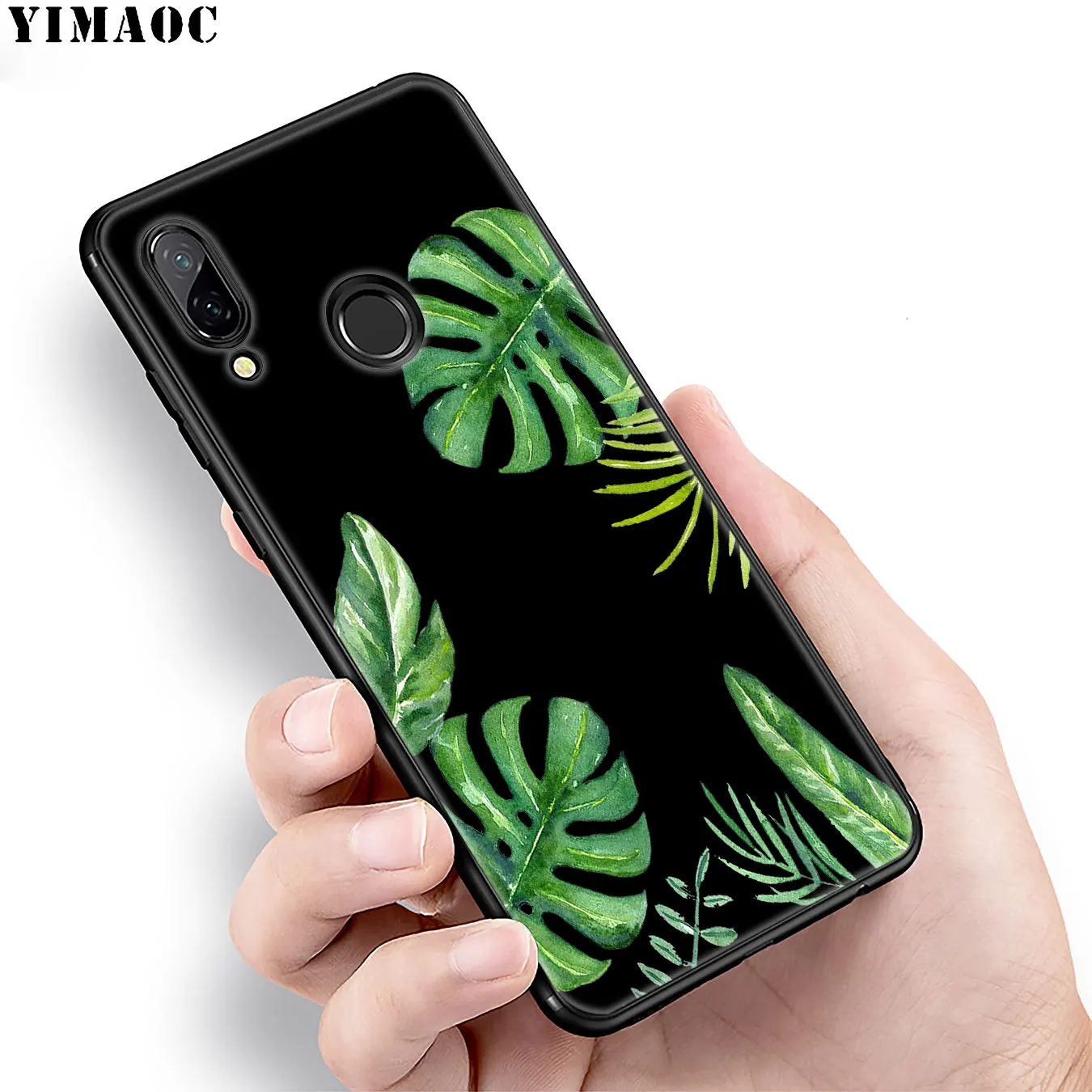YIMAOC Мягкий силиконовый чехол для телефона с листьями цветами суккулентами Huawei Mate