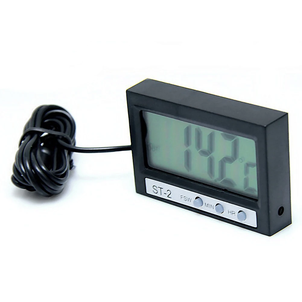 Портативный ST-2 термометр для автомобиля внутри снаружи с двумя температурными