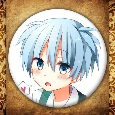 Японское аниме убийца класс бейдж с дисплеем мода мультфильм фигура Korosensei улыбка броши булавки ювелирные изделия аксессуары - Окраска металла: 37
