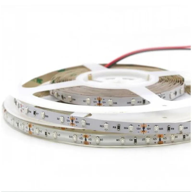 3528 60leds white 0,5 m-5 m Светодиодные ленты оранжевый 600nm True оранжевый Светодиодные ленты света 5050 3528 SMD гибкий светодиодный лента, веревки с подсветкой 12 V IP67 из водонепроницаемого материала - Испускаемый цвет: 3528 60leds white