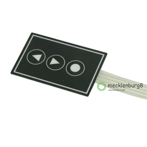 1x3 матричная мембранная панель переключателя, 3 клавиши клавиатуры, 1*3 клавиши дисплея, панель управления переключателем для сделай сам