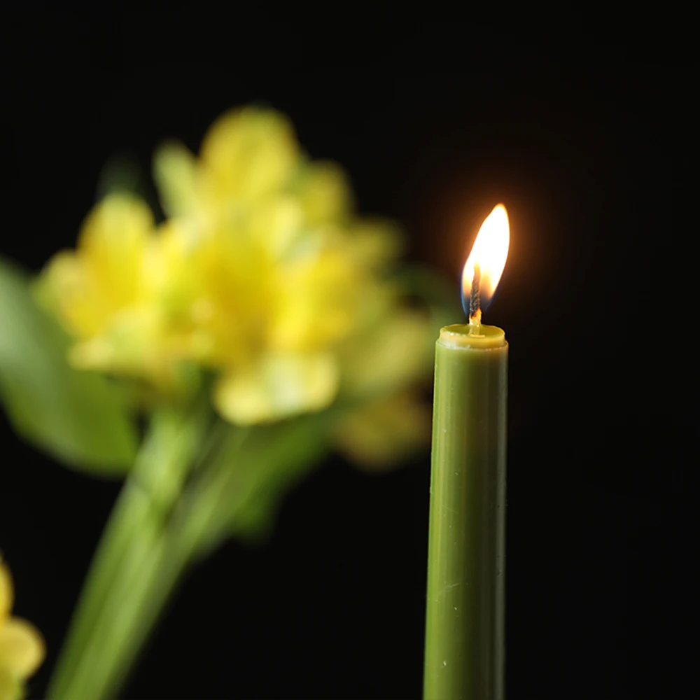 

High quality smokeless candle stick without fragrance Candlelight Dinner candle wedding home decoration 4pcs/lot