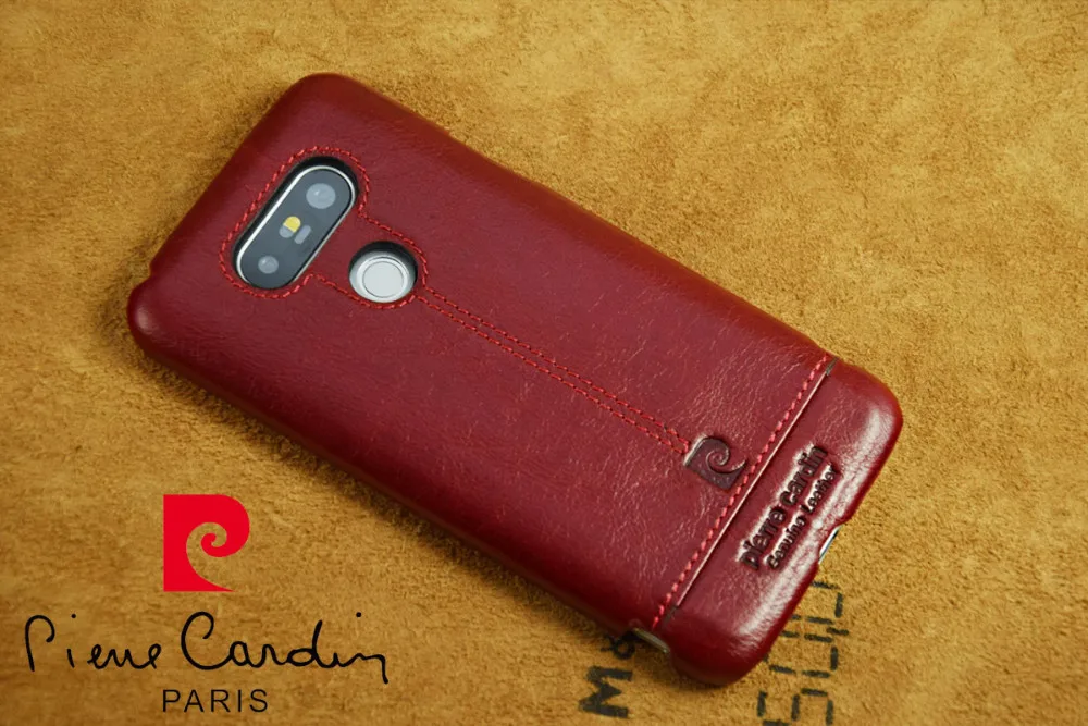 Для LG G5 Pierre Cardin Классический чехол для телефона Классический из натуральной кожи PC жесткий анти осенний задняя крышка