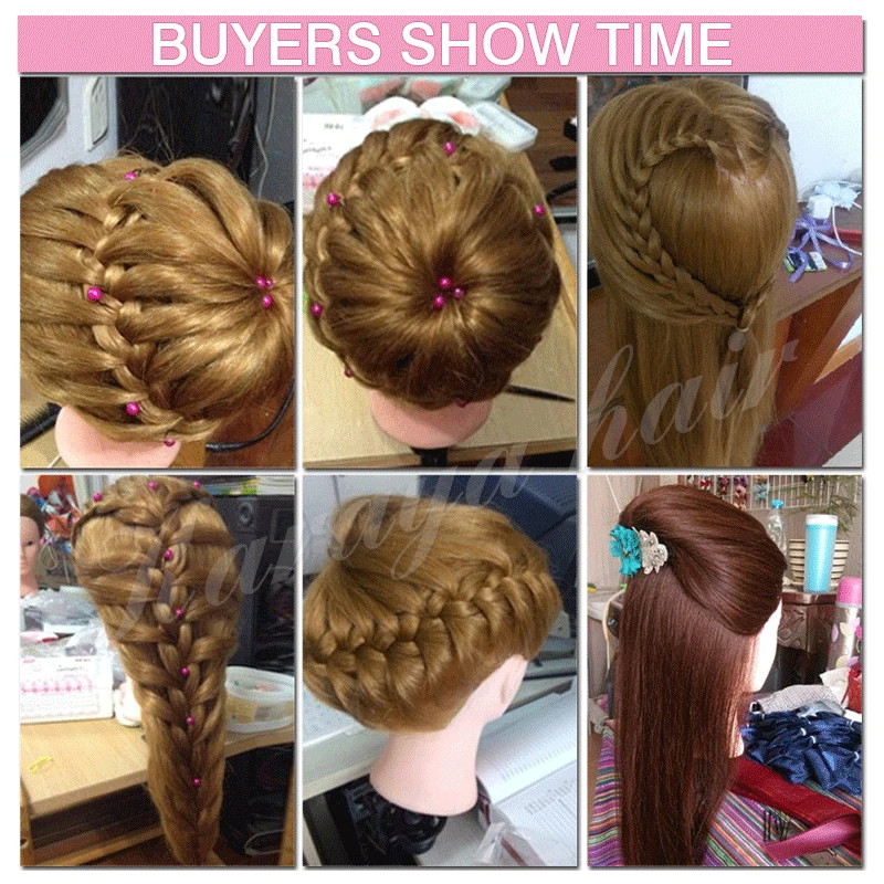 22 &quotБлонд Волосы манекены профессиональный стиль головы парика манекен