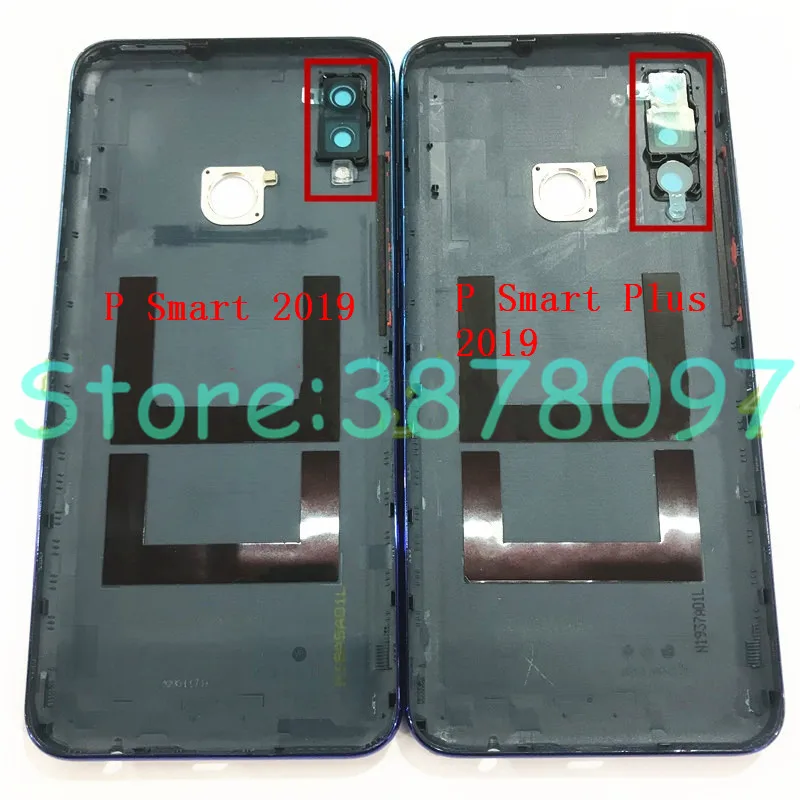 10 шт./лот для Huawei P Smart 2019 &amp Plus задняя крышка батарейного отсека задний корпус +