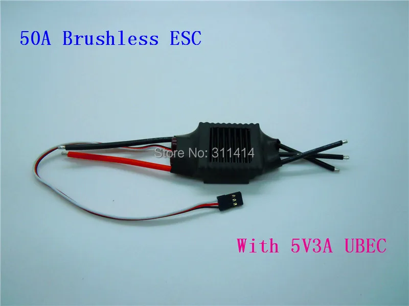 1 шт. 50A Brushless ESC 2 4S Multi Copter BEC контроллер скорости RC для бесщеточного двигателя