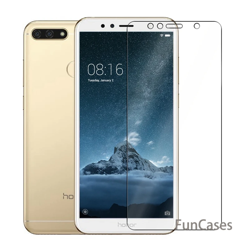 Honor 7A Стекло с уровнем твердости 9 H закаленное для huawei 7C Pro 8C Экран протектор на Nova4