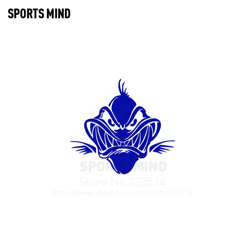 3 Pieces Sports mind fish Car Sticker Decal For volkswagen ford focus 2 audi a3 bmw e46 opel astra seat stickers car accessories |