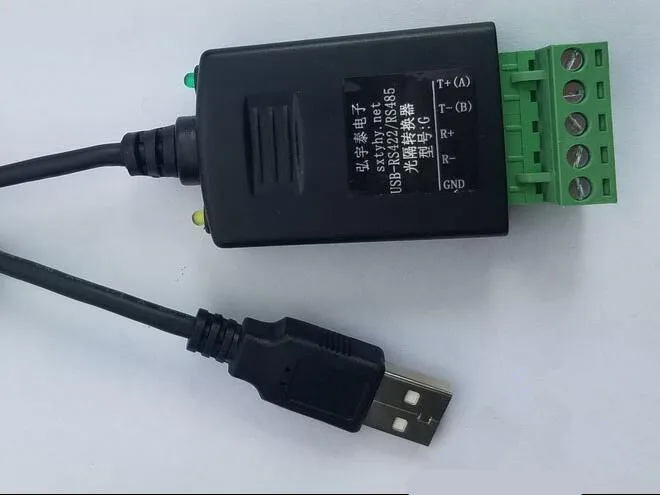 Оптический изоляционный преобразователь с USB на один порт RS485/RS422 (защита