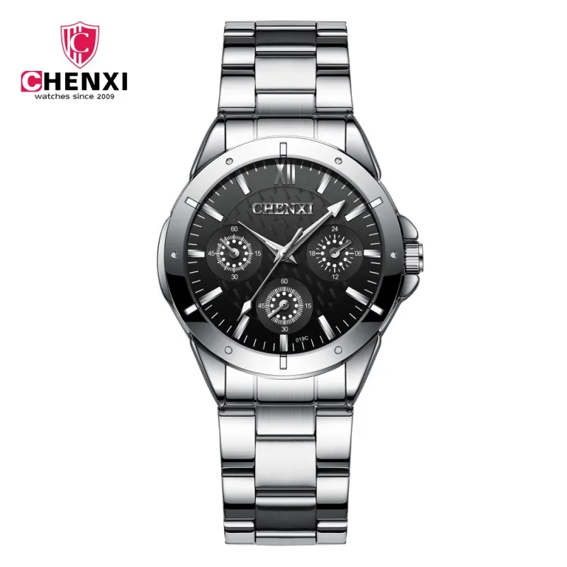 

CHENXI Brand Luxury Fashion Women Stainless Steel Quartz Watch Ladies Business clock Wristwatch Quartz Movement Relogio Feminino