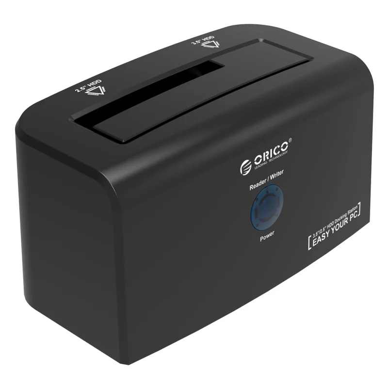 Док-станция ORICO USB3.0 и eSATA для жесткого диска, поддержка 10 ТБ, Суперскоростной жесткий диск для 2,5 и 3,5 дюймовых HDD и SSD(8618SUS3
