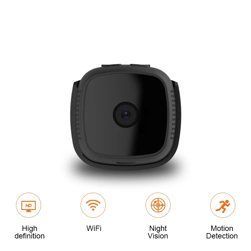 Wi Fi мини камера приложение для смартфона ночное видение детектор движения