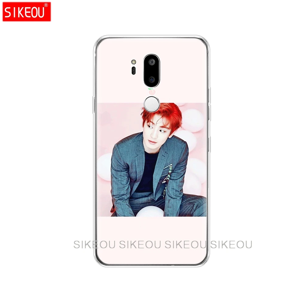 Силиконовый чехол для телефона LG G7 Q8 Q6 G6 MINI G5 V30 V7 V9 k10 k8 X POWER 2 Kpop exo LUHAN Park