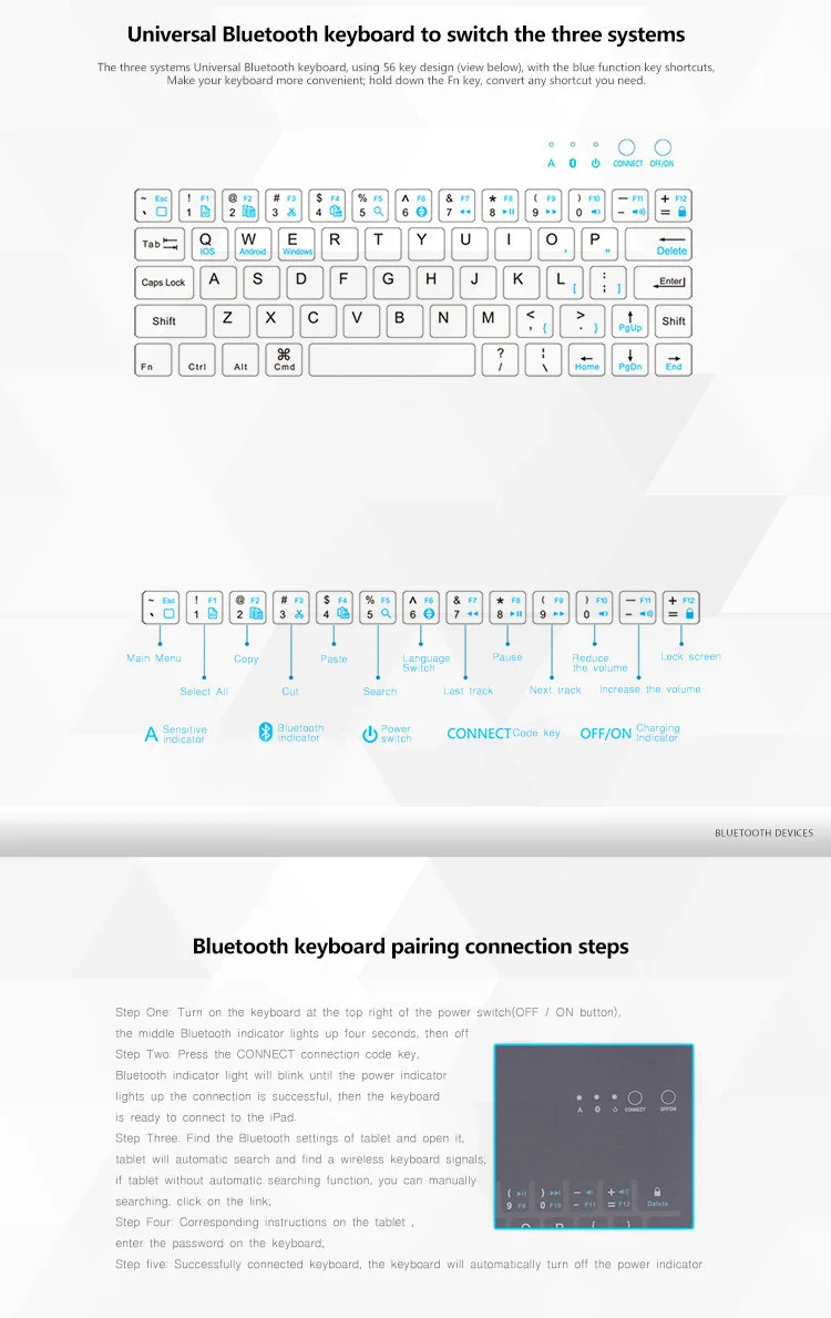Ультра-тонкая Беспроводная Bluetooth клавиатура с из искусственной кожи чехол для xiaomi mi Pad4Plus mi pad 4 plus 9,7-10,1