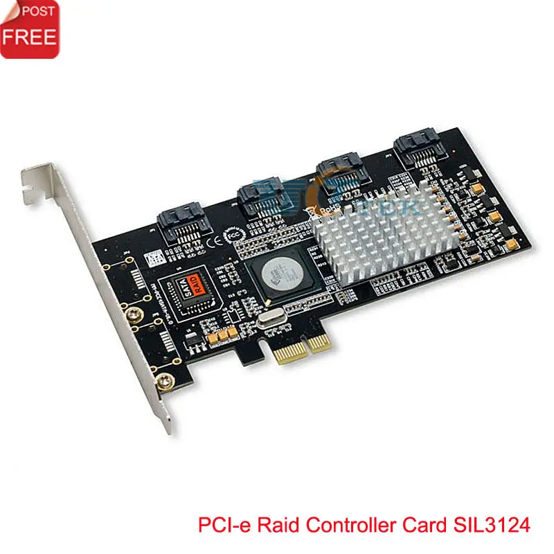 4-портовый SATA II PCI-e PCI Express Программное Обеспечение Контроллера Адаптера