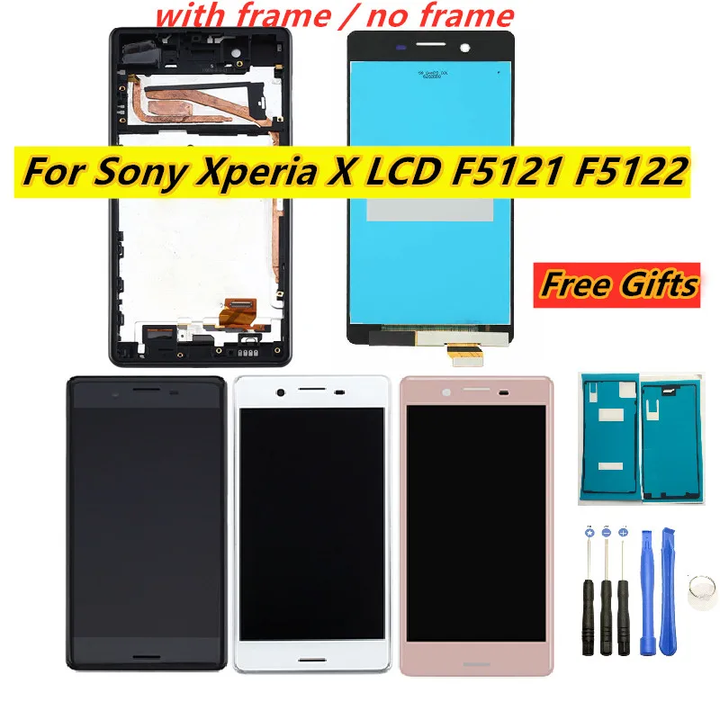 5 0 дюймов дисплей для sony Xperia X Производительность lcd F5121 кодирующий