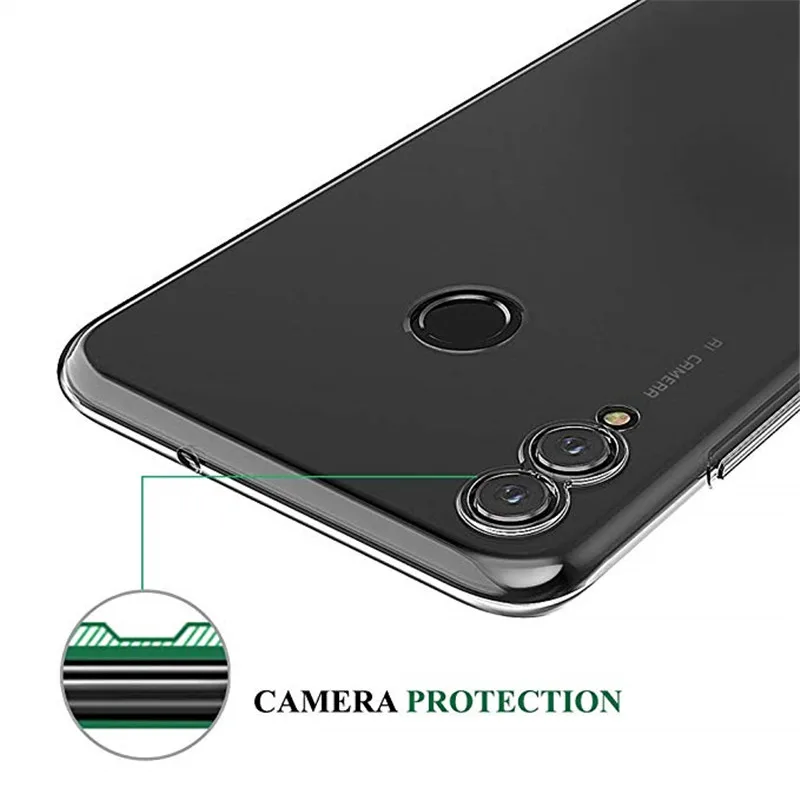 Мягкий прозрачный ТПУ силиконовый чехол для Huawei Honor 8X JSN-L21 JSN-L42 задняя крышка 6 5