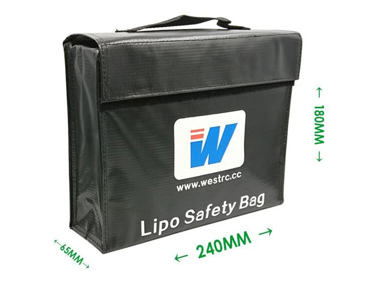 LiPo Guard Lipo Battery Safety Bag взрывозащищенный Анти-взрывобезопасный безопасный большой