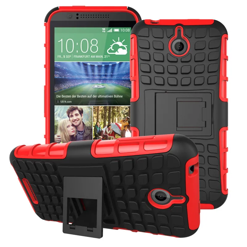 2 в 1 защитный чехол с рисунком шины для HTC Desire 510 526G + 610 620 функцией подставки 826 818