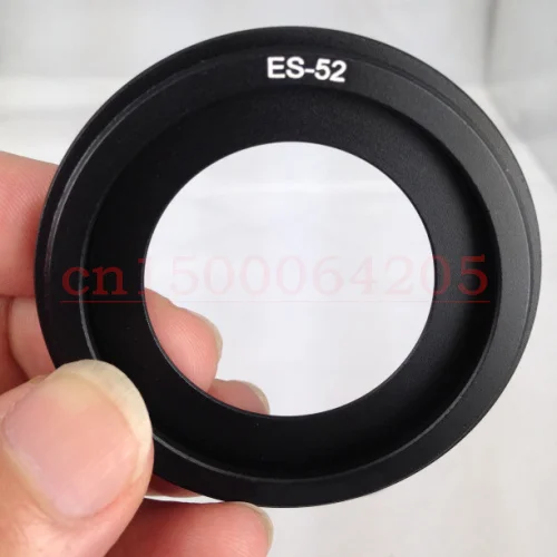 

Free tracking ES52 Metal Lens Hood Shade for EF 40mm EF f/2.8 STM Pancake 52mm REPLACE ES-52