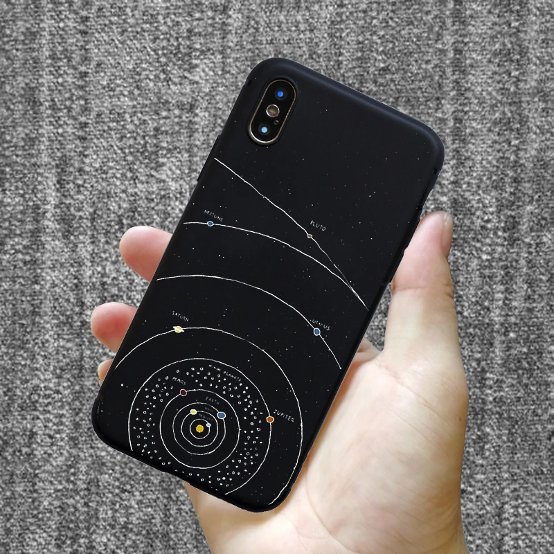 Модный силиконовый чехол с узором для iPhone 11 pro 7 6 6S 8 Plus X 5 S 5S SE XS Max XR матовый