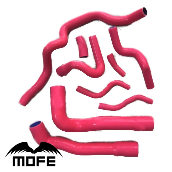 Комплект шлангов нагревателя Mofe красный Силиконовый комплект из 9 предметов для
