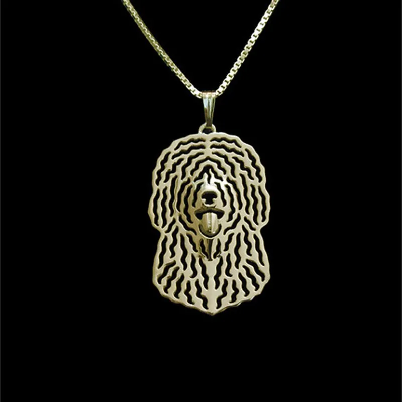 Перевозка груза падения испанская Водяная собака ювелирные изделия ожерелья и