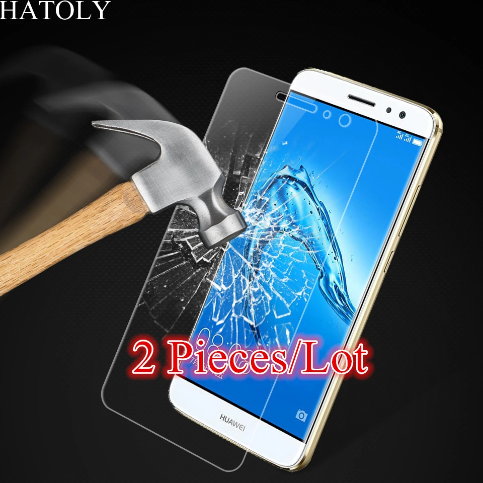 Стекло Huawei Nova Plus закаленное стекло для Защита экрана HD тонкая пленка 2 шт HATOLY|glass for