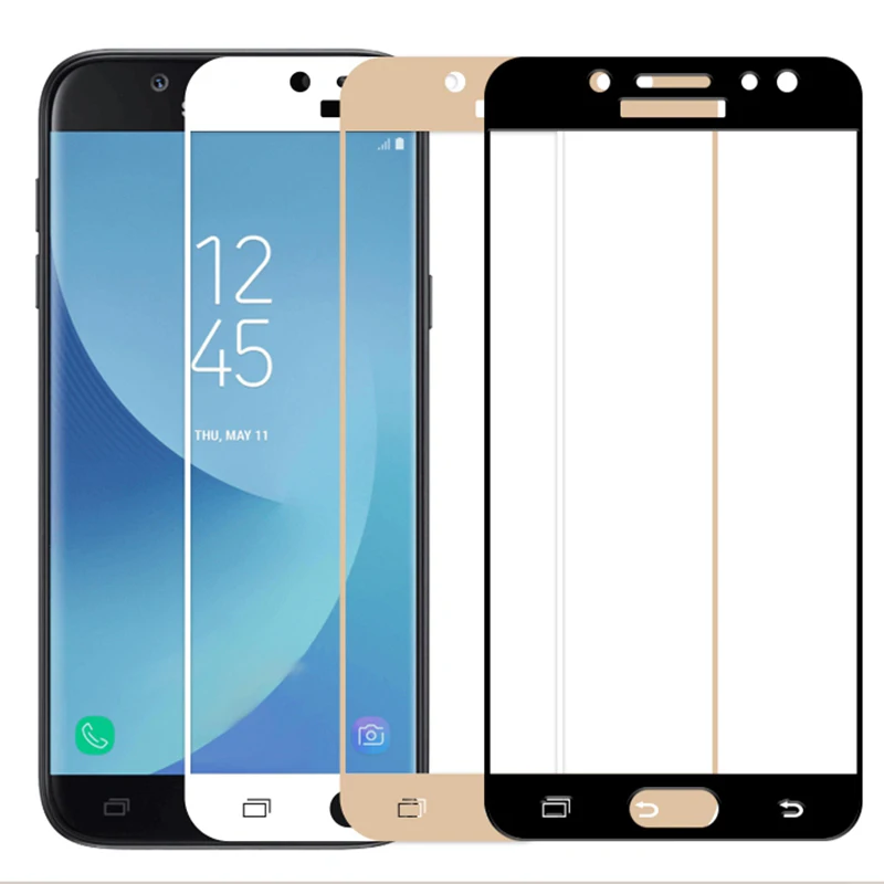 Закаленное стекло для Samsung Galaxy A7 A5 A3 J3 J5 J7 2017 Защитная стеклянная пленка a7 2018