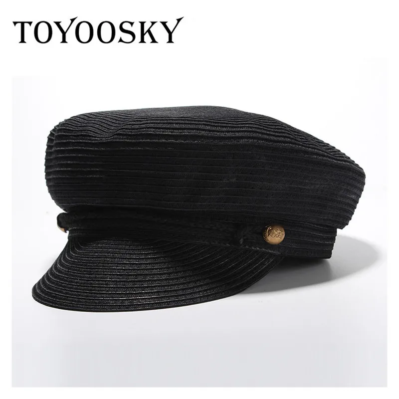 Toyoosky 2017 женщин шляпа Новая мода европейский и американский Стиль Caps кнопки