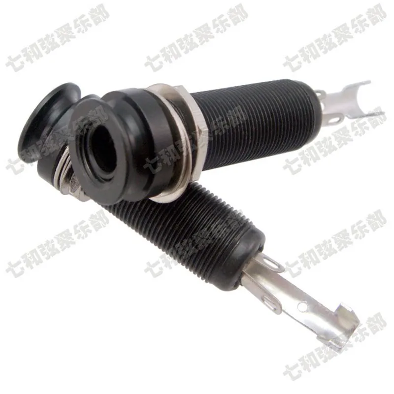 2 шт. Резьбовой цилиндр для электрической гитары бас-выход ремешок концевой штырь