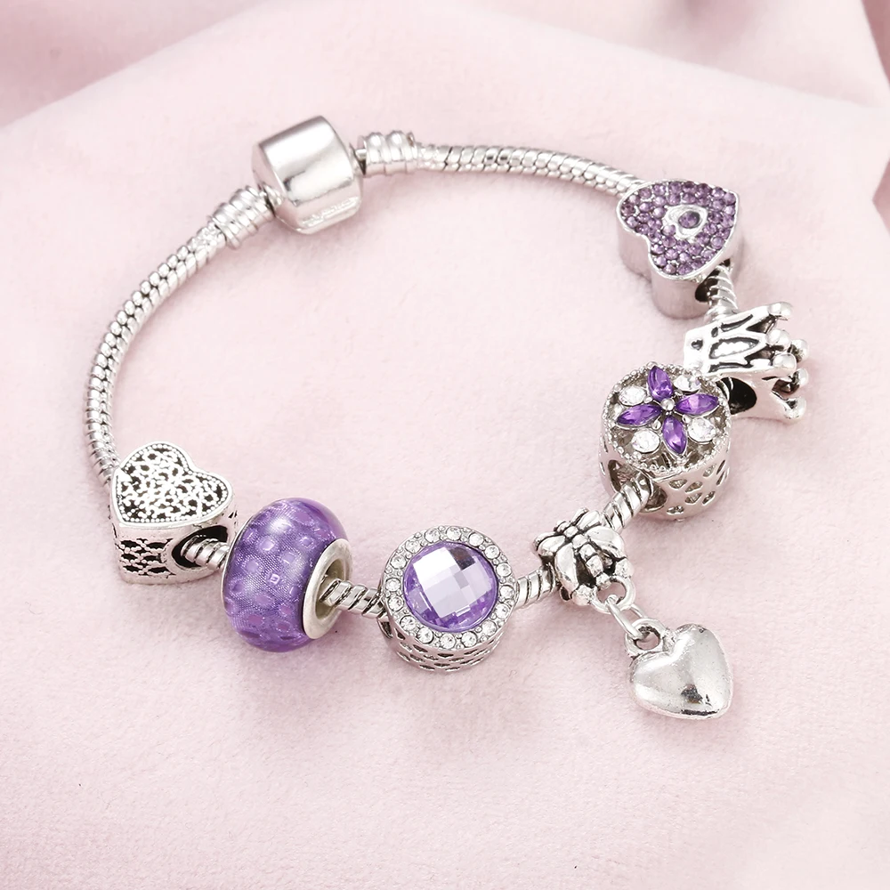 Женские ювелирные изделия цветок шар Фламинго подвески звезда стеклянные бусины