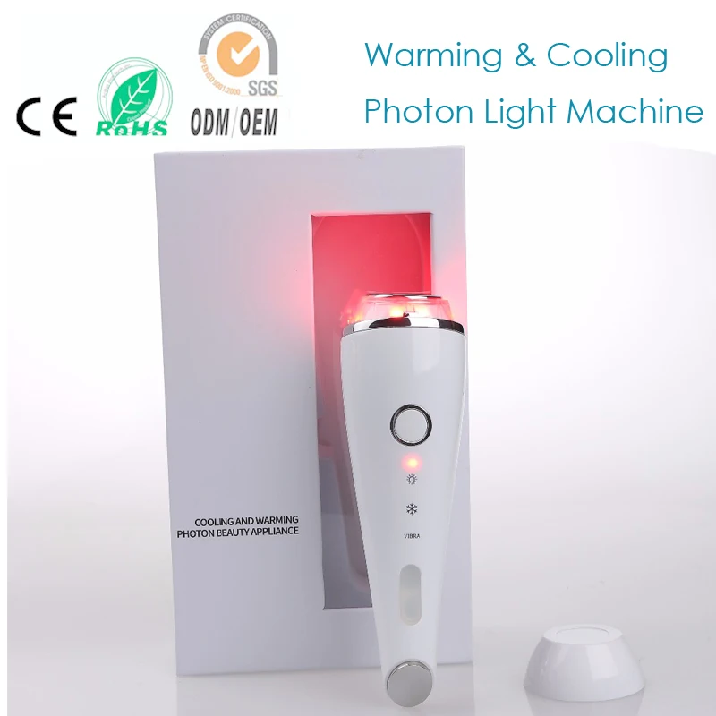 Звуковая вибрация нагревание и охлаждение косметическое устройство для лица
