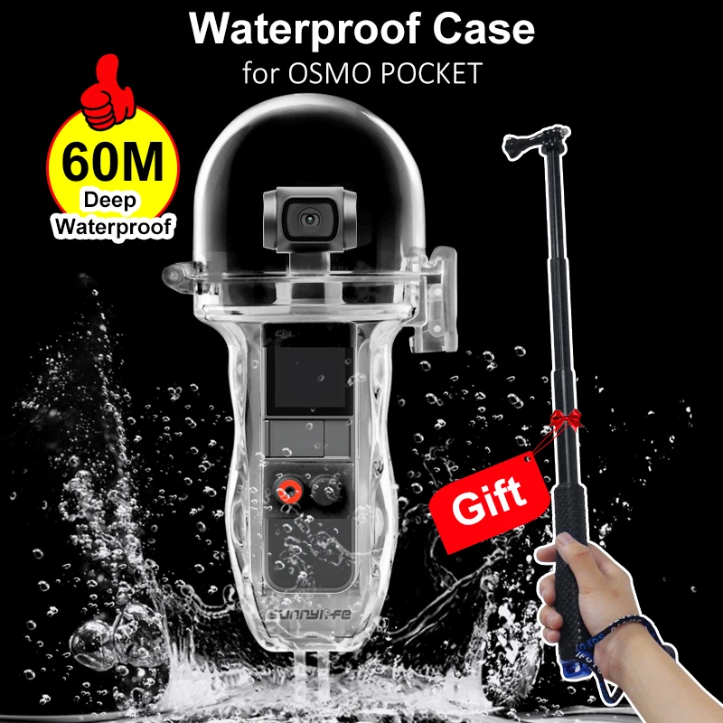 DJI Osmo Карманный чехол для дайвинга корпус водонепроницаемый защитный 60 м глубина